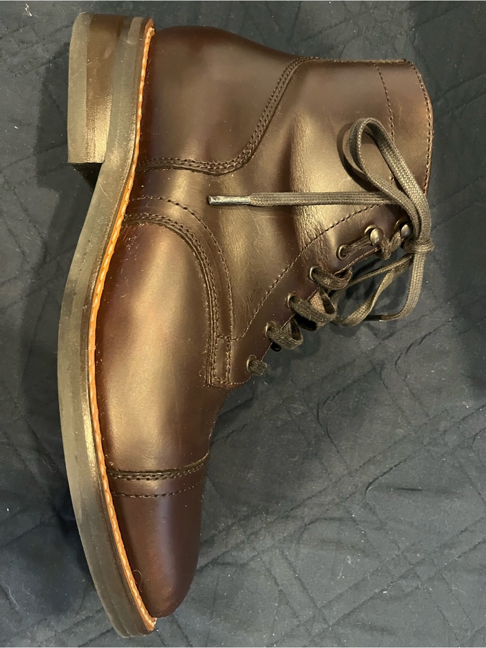 Thursday Boot Co. Captain Cap-Toe Boots - Dark Brown - Size 9.5 - EXCELLENT ! - Picture 5 of 14